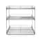 Household Essentials Glidez Chrome-Plated Steel Triple-Sliding Storage Organizer
